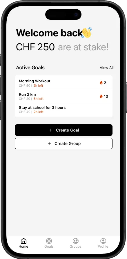 mockup home page